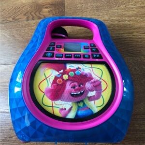 Trolls bluetooth Karaoke machine with mic